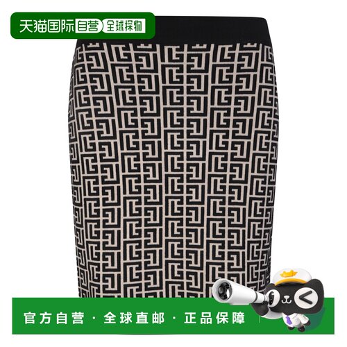 欧洲直邮BALMAIN 女士半身裙 AF1LB005KB02GFE SS【付后1h可退】
