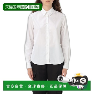 香港直邮Aspesi 5422C118 女士 衬衫 white白色 翻领长袖 1h可退