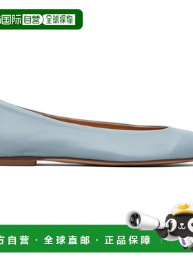 香港直邮aeyde 女士 蓝色 Ellie Almond-Toe 平底鞋 A11FL0176001