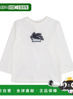 1h可退 香港直邮Etro 艾特罗 女童 and Polos T恤白色T恤童装 GV8