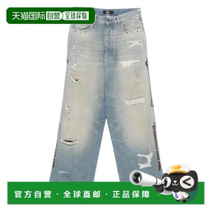 1h可退 香港直邮AMIRI 男士 牛仔裤 AMBMJE1011 blue蓝色 舒适时