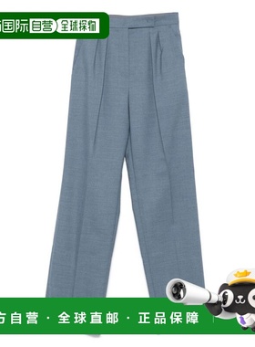 1h可退 香港直邮MaxMara 麦斯玛拉 女士 Clear 蓝色裤子 11131141