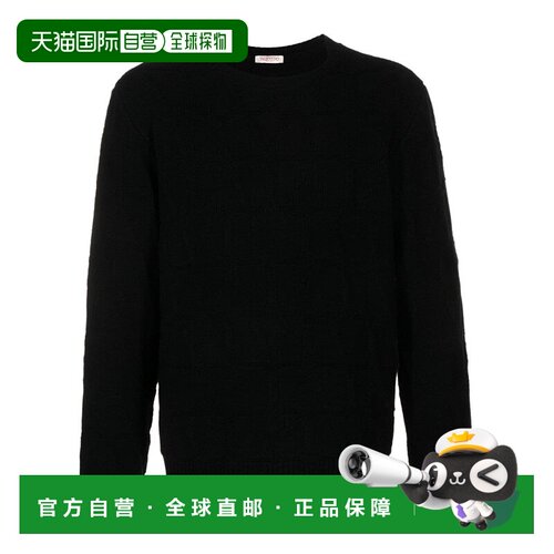 香港直邮Valentino 嵌花针织长袖毛衣 VKC28W9WW
