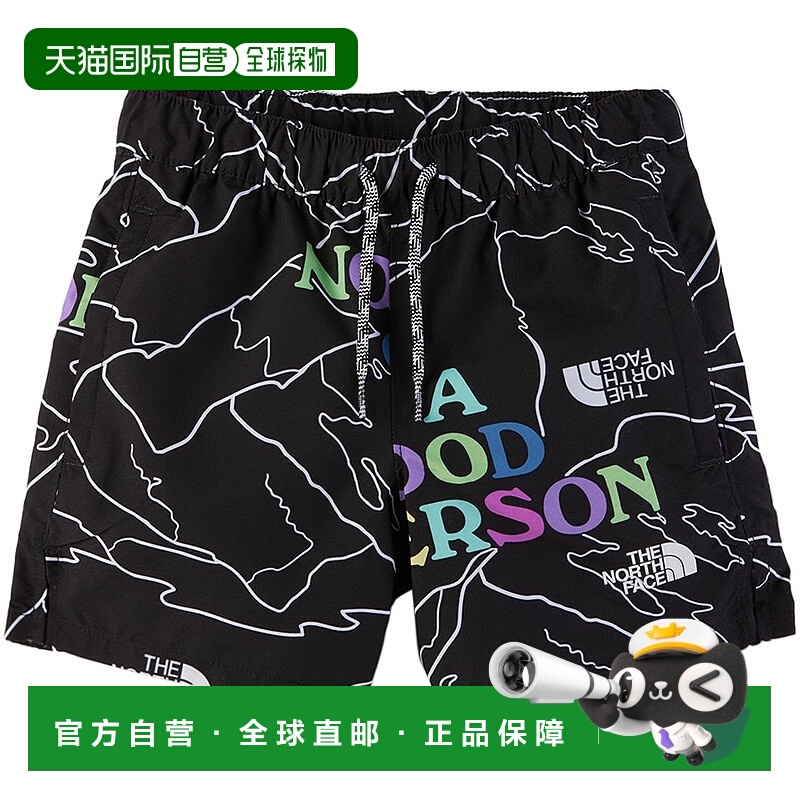 1h可退 香港直邮the north face 北面 女童 黑色 Amphibious Clas