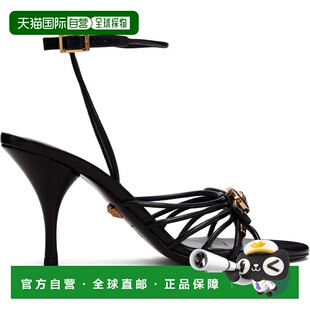 黑色 Opera 凉鞋 范思哲 85mm 女士 Nappa 香港直邮versace Bow