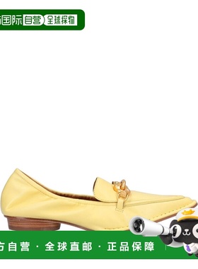 香港直邮Tory Burch 托里 伯奇 女士 乐福鞋 yellow黄色 舒适时尚