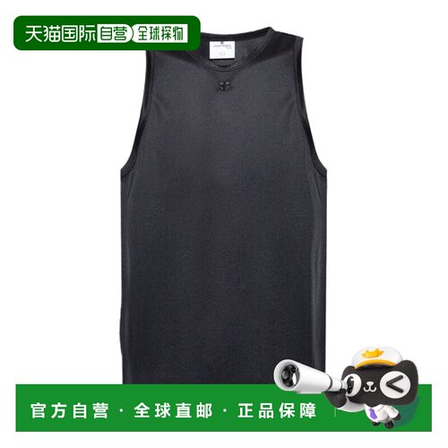 香港直邮COURREGES 男士T恤 125JDE069JS01950BLA【付后1h可退】