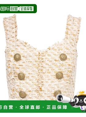 1h可退 香港直邮Balmain 巴尔曼 女士 上衣(AF0AB326CD62 GCC) 16