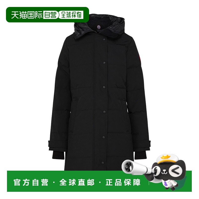香港直邮Canada Goose 徽标连帽羽绒服 CNGX3Q2MBCK