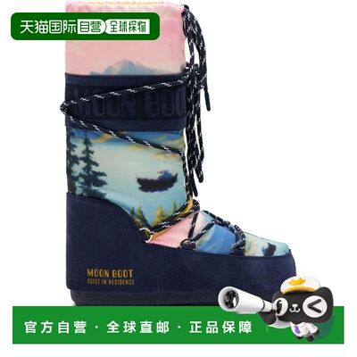 1h可退 香港直邮moon boot 月亮靴 女士 ICON 高筒雪地靴 80D1403