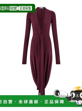 香港直邮Salvatore Ferragamo 深V领连衣裙 13G485