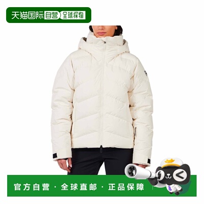 自营欧洲直邮Rossignol Ski Apparel女士白色聚酯纤维连帽羽绒服