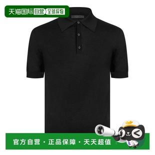 浅Polo衫 Knt Sn52 舒适时 black黑色 普拉达 香港直邮Prada 男士