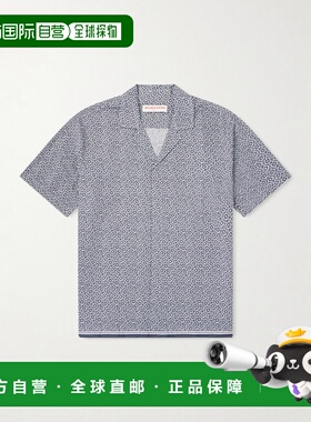 1h可退 香港直邮Orlebar Brown 男士 Maitan Camp-Collar 印花莱