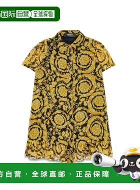 1h可退 香港直邮versace 范思哲 女童 连衣裙童装 1011104K1A1010