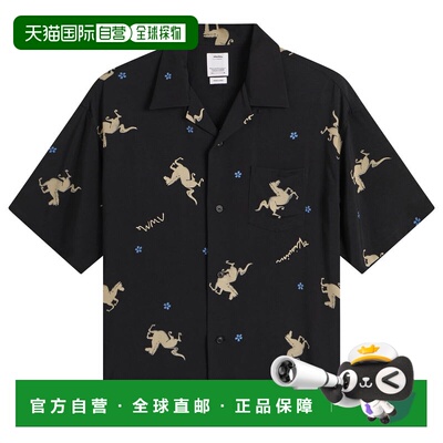 香港直邮Visvim 维斯维木 男士 Crosby 短袖衬衫 0126105011005BL