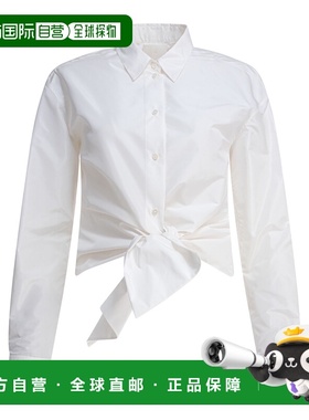 1h可退 香港直邮Givenchy 纪梵希 女士 聚酯白色衬衫 BW61DP15YX1