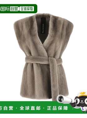 香港直邮BLANCHA 女士 PELLICCE & MONTONI 大衣 21202100SILVERB