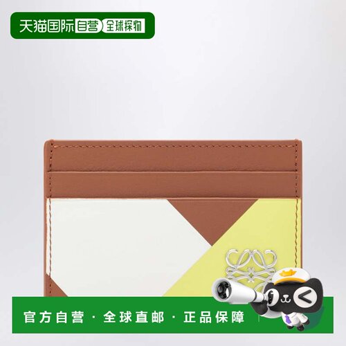 香港直邮LOEWE 罗意威 女士 Anagram / graphic motif 多色米色卡