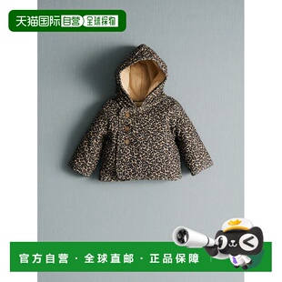 欧洲直邮Sezane 儿童棕色棉质夹克外套