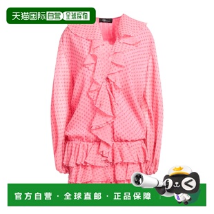 1h可退 香港直邮Blumarine 蓝色情人 女士 短款连衣裙 pink粉色