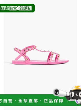 香港直邮valentino 华伦天奴 女士 PVC 铆钉凉鞋 W2S0H38PVSHW4