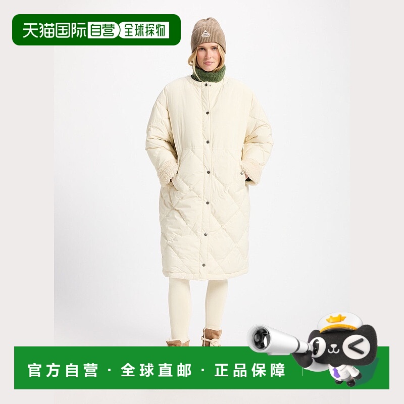 自营欧洲直邮Pyrenex Blossom 象牙色女士长款羽绒服