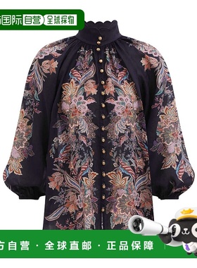 香港直邮Zimmermann Rhiannon 波浪衬衫 RHIANNON BILLOW BLOU