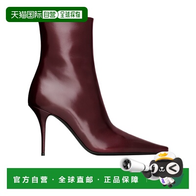 1h可退 香港直邮Saint Laurent ASHLEY短筒靴 809284AAEHF高跟