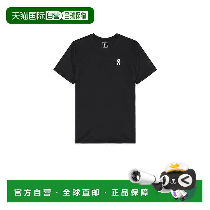 1h可退 香港直邮On 男士 Core-T 上衣 1ME10430553 black黑色 舒