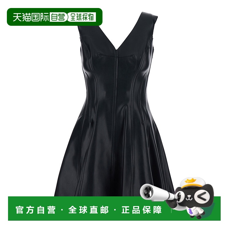 1h可退 香港直邮NORMA KAMALI 诺玛 卡玛丽 女士 'Grace' 黑色短V