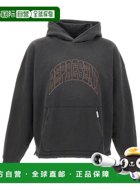 欧洲直邮represent 男士 帽衫运动夹克衫长袖卫衣