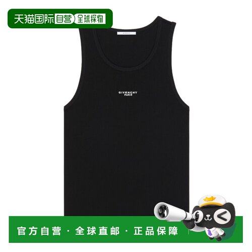 香港直邮GIVENCHY 男士背心 BM71P73YUT001 AW2026 黑色 圆领背心