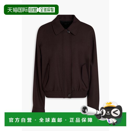 1h可退 香港直邮THEORY 希尔瑞 女士 法兰绒夹克 P0801108CACAO