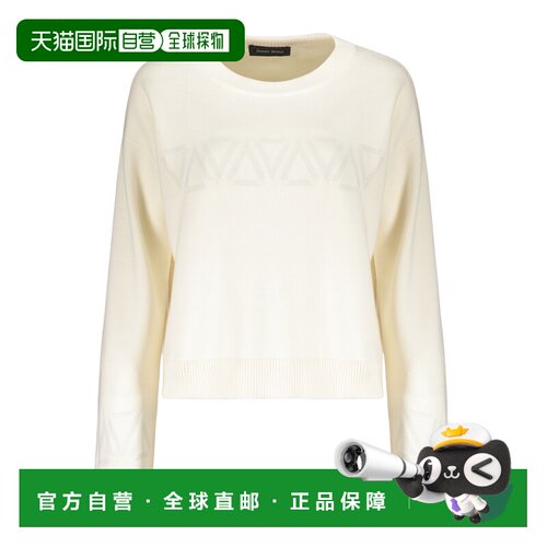香港直邮HERNO 女士针织衫 AW2023 白色长袖 MG00001DL701591000