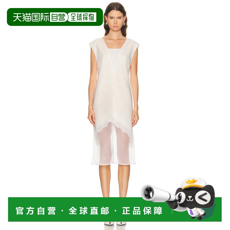 1h可退 香港直邮Jil Sander 吉尔 桑达 女士 V领连衣裙 J03CT0536