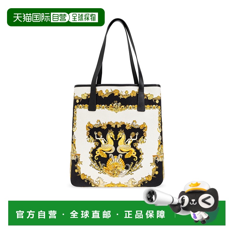 1h可退 香港直邮Versace 范思哲 男士 双手柄托特包 10200041A149