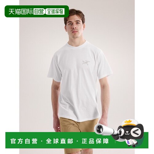 自营ARCTERYX 男士Kragg SL始祖鸟纯棉短袖T恤户外