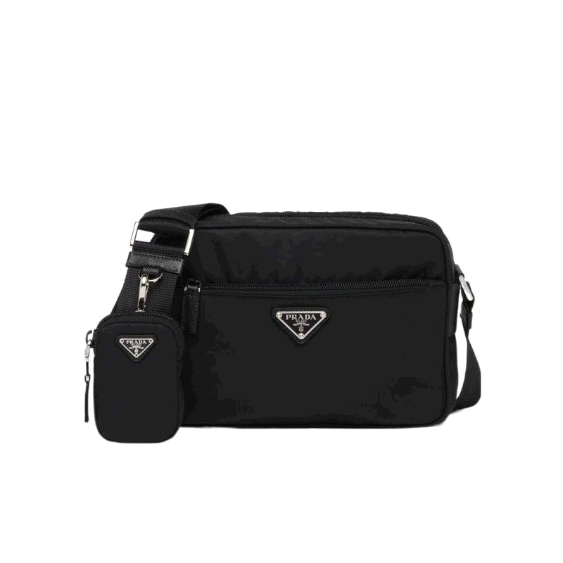 1h可退 【99新未使用】Prada Re-Nylon徽标单肩包 1BC167RV44VB1M