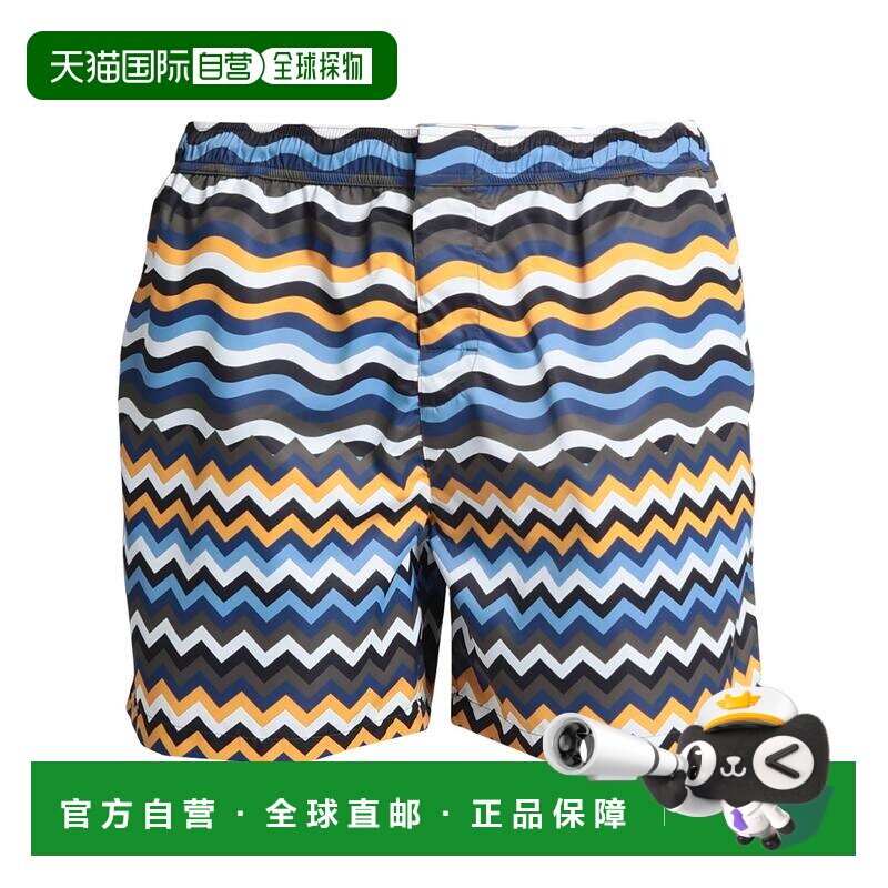 香港直邮MISSONI 米索尼 男士 泳裤 yellow黄色 舒适时尚