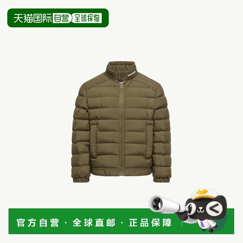 欧洲直邮Moncler盟可睐 Soren男孩橄榄绿聚酯纤维羽绒服