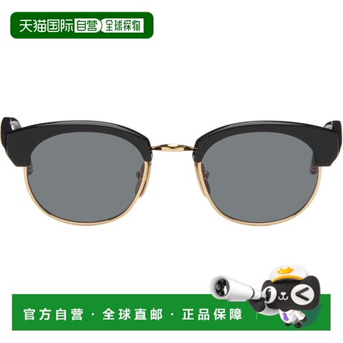 香港直邮Thom Browne 汤姆 布朗 男士 黑色 Acetate & Titanium O