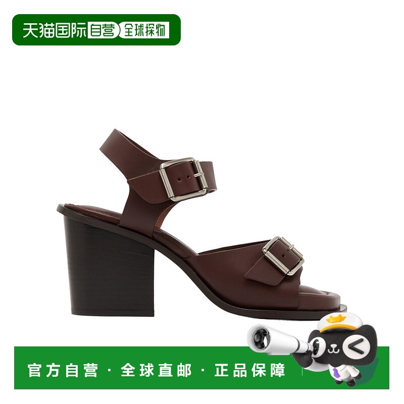 香港直邮Lemaire 方跟凉鞋 LMA82B86