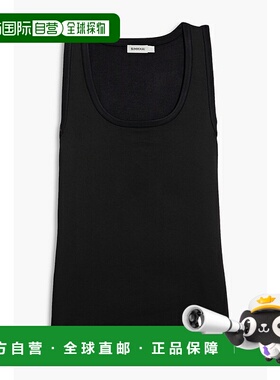 香港直邮Simkhai 女士 Faro 缎面拼块弹性针织背心 2242157QBLACK