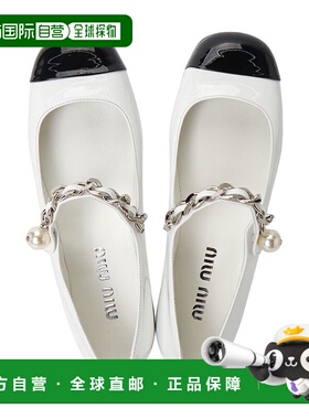 1h可退 香港直邮Miu Miu 缪缪 女士 5F131E 06E F0964 平底鞋 5F1