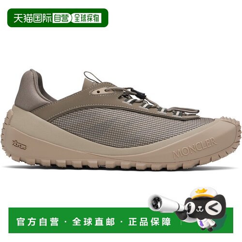 香港直邮Moncler 盟可睐 男士 灰褐色 Trailgrip LP Suede & Nubu