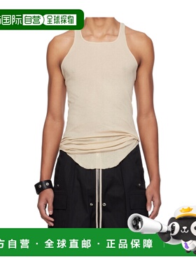 1h可退 香港直邮Rick Owens Temple Basic Rib 圆领背心 RU01F215