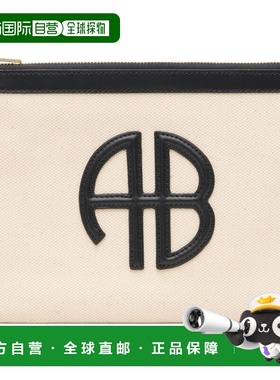 1h可退 香港直邮ANINE BING 女士 灰白色 Lili 手拿包 A1311063NA