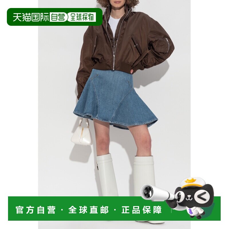 1h可退 香港直邮GIVENCHY 女士半身裙 BW40ZA516F420 SS2026 蓝色