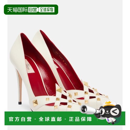 香港直邮valentino 华伦天奴 女士 Studdy 皮质浅口鞋女鞋单鞋